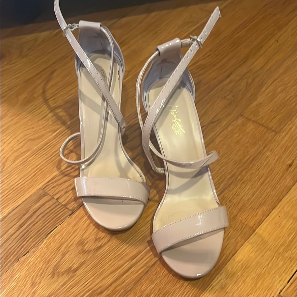 Thalia Sodi Blush Strappy Heels